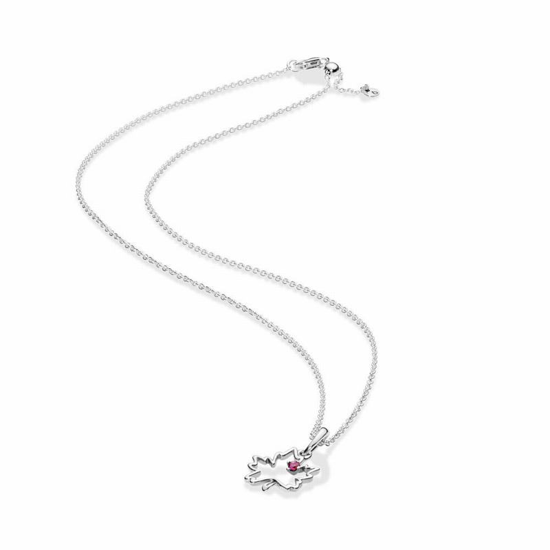 Pandora Symbol of Canada Necklace Online NZ, Sterling Silver (524361-ACF)